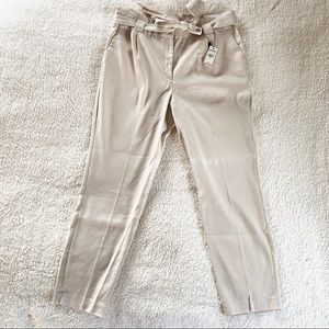 Express cropped pants with front tie - size 14